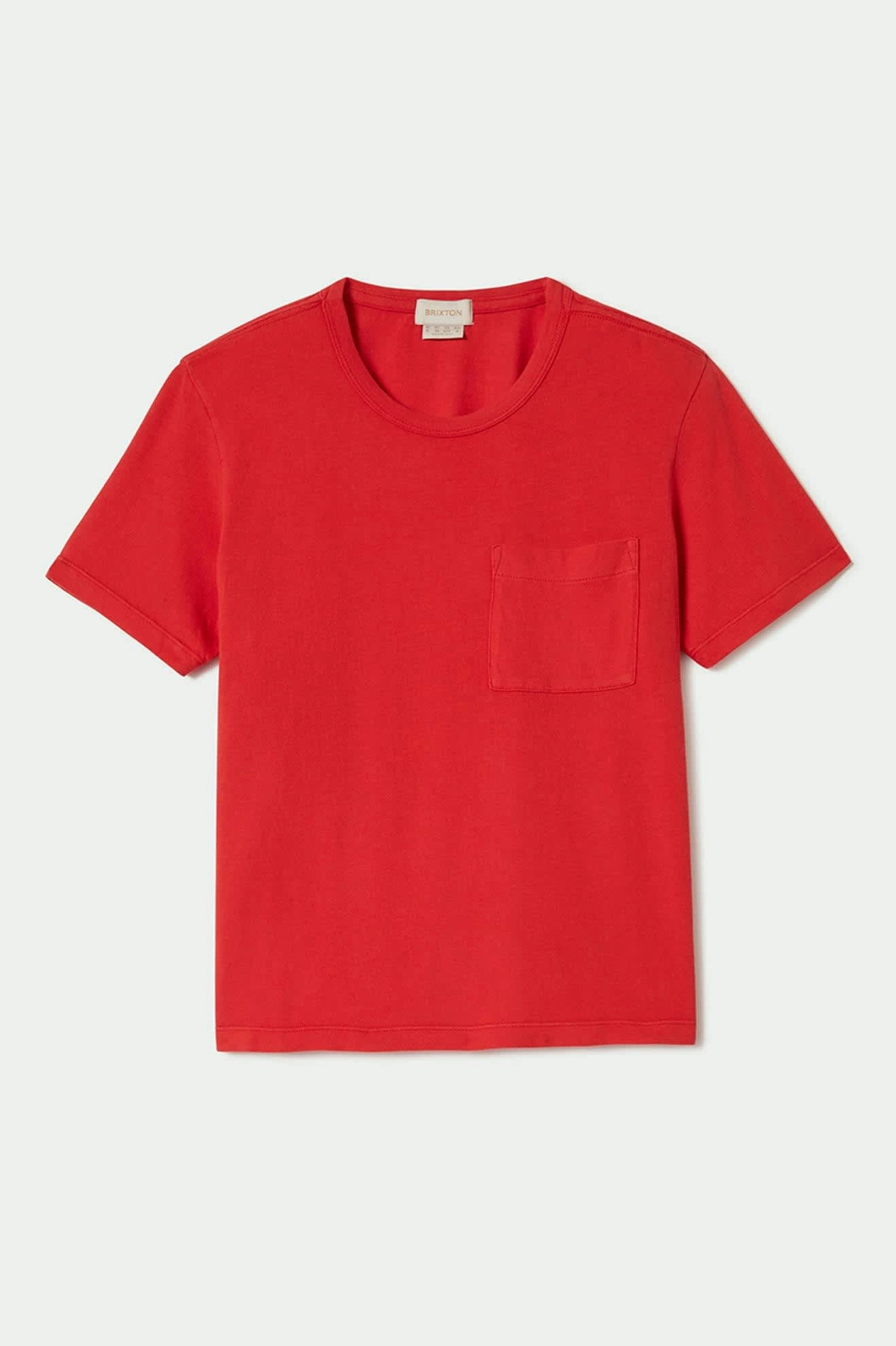 Durable Style Chic and Soft Carefree Organic Garment Dye Perfect T-Shirt - Crimson
