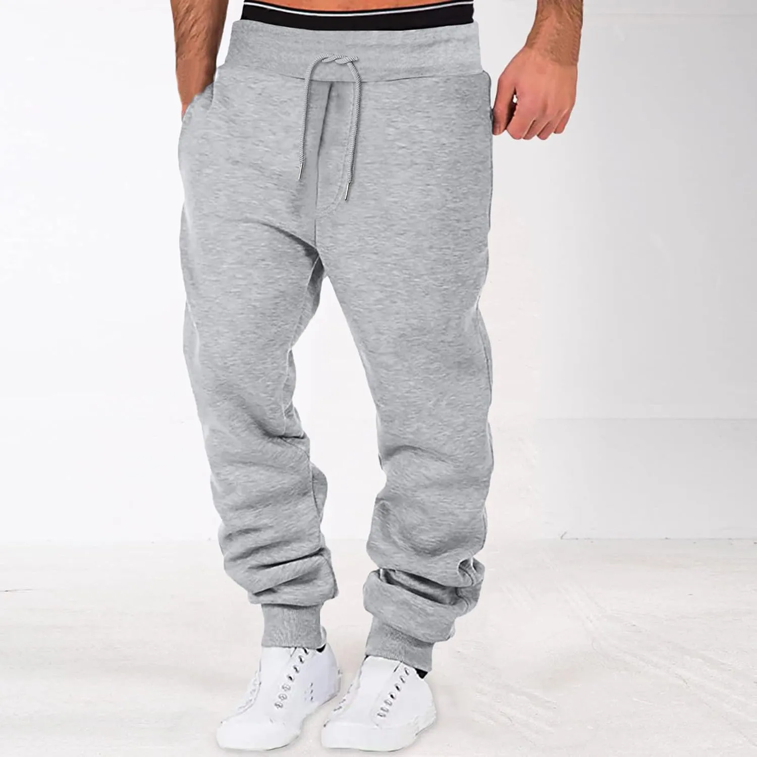 Cargo Sweatpants for Men Mens Lounge Pants Pants for Workout Running Training Jogging Gym Mens Jogger Sweatpants with