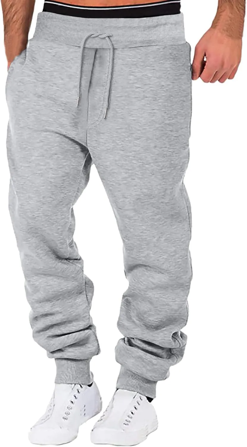 Cargo Sweatpants for Men Mens Lounge Pants Pants for Workout Running Training Jogging Gym Mens Jogger Sweatpants with