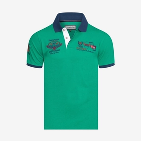 Carisma Premium Green Men Polo Classic Layer