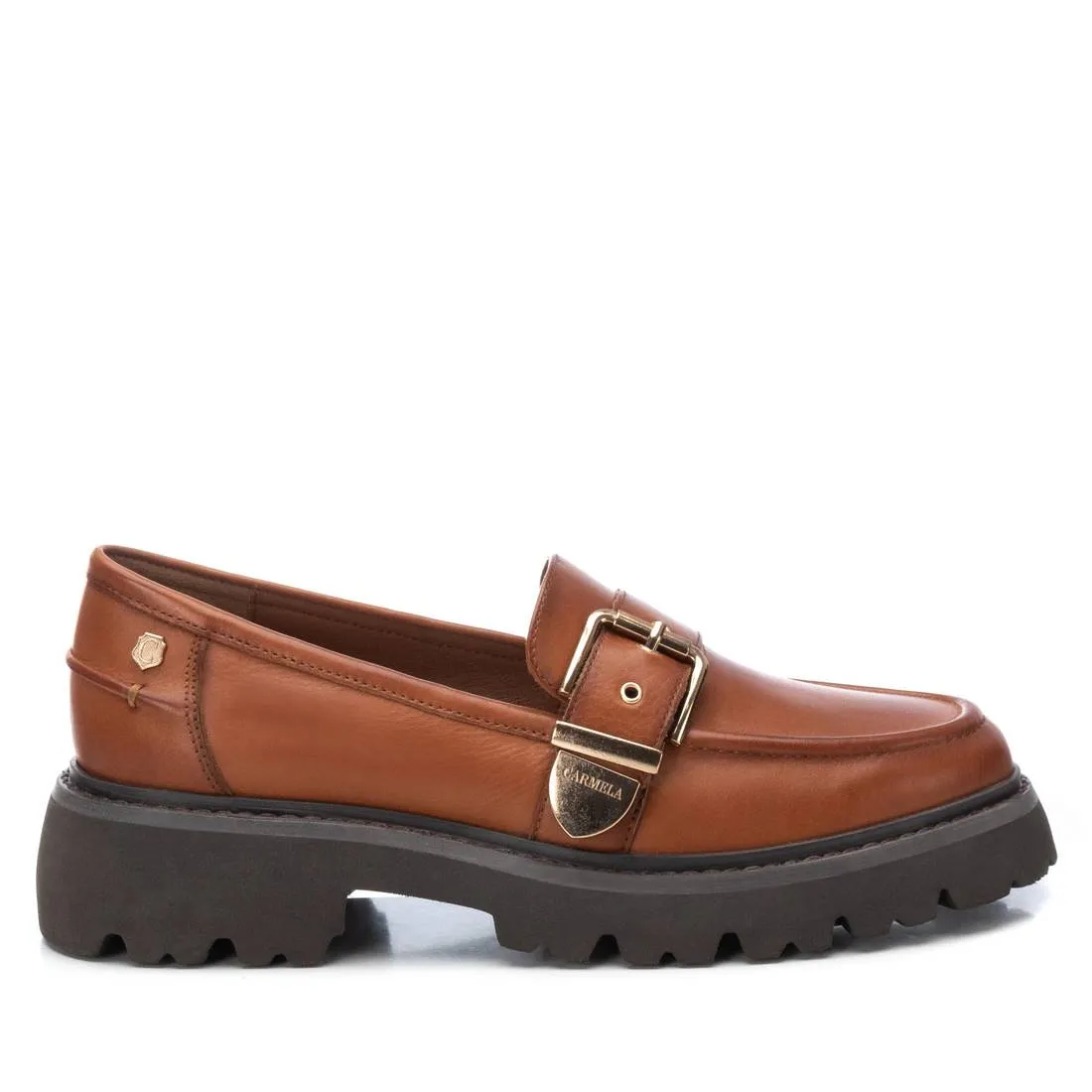 Forest trail Carmela Leather Collection Women's Penny Loafers by Xti