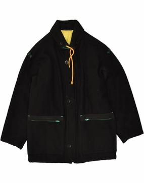 WaterproofSeams CARRERA Boys Overcoat 13-14 Years Black Wool