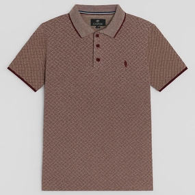 Carson Maroon Men Polo Slim fit clothing Sustainable Production Process