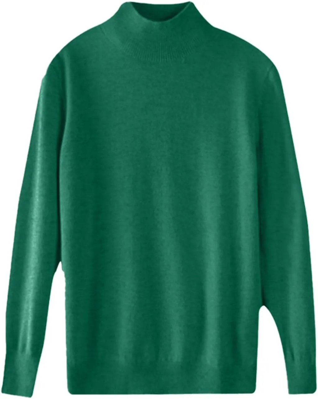 Cashmere Sweaters for Women Fall/Winter Fashion 2025 Mock Turtleneck Long Sleeve Cable Knit Pullover Sweaters