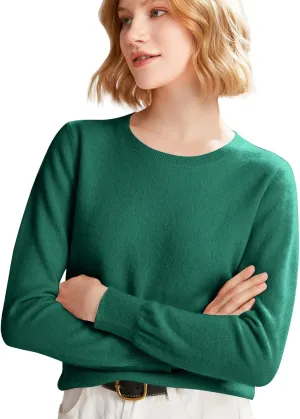 Cashmere Sweaters for Women Long Sleeve Causal Pullover Tops Soft Warm Cozy Lightweight Thin Spring Knit Sweaters