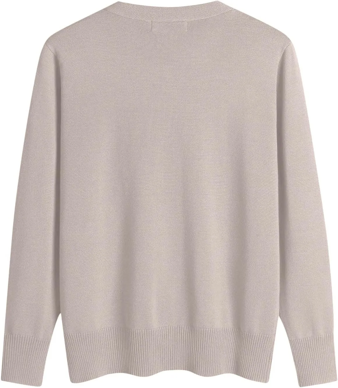 Cashmere Sweaters for Women Long Sleeve Trendy V Neck Soft Warm Pullover Tops Lightweight Casual Wool Knitted Sweater