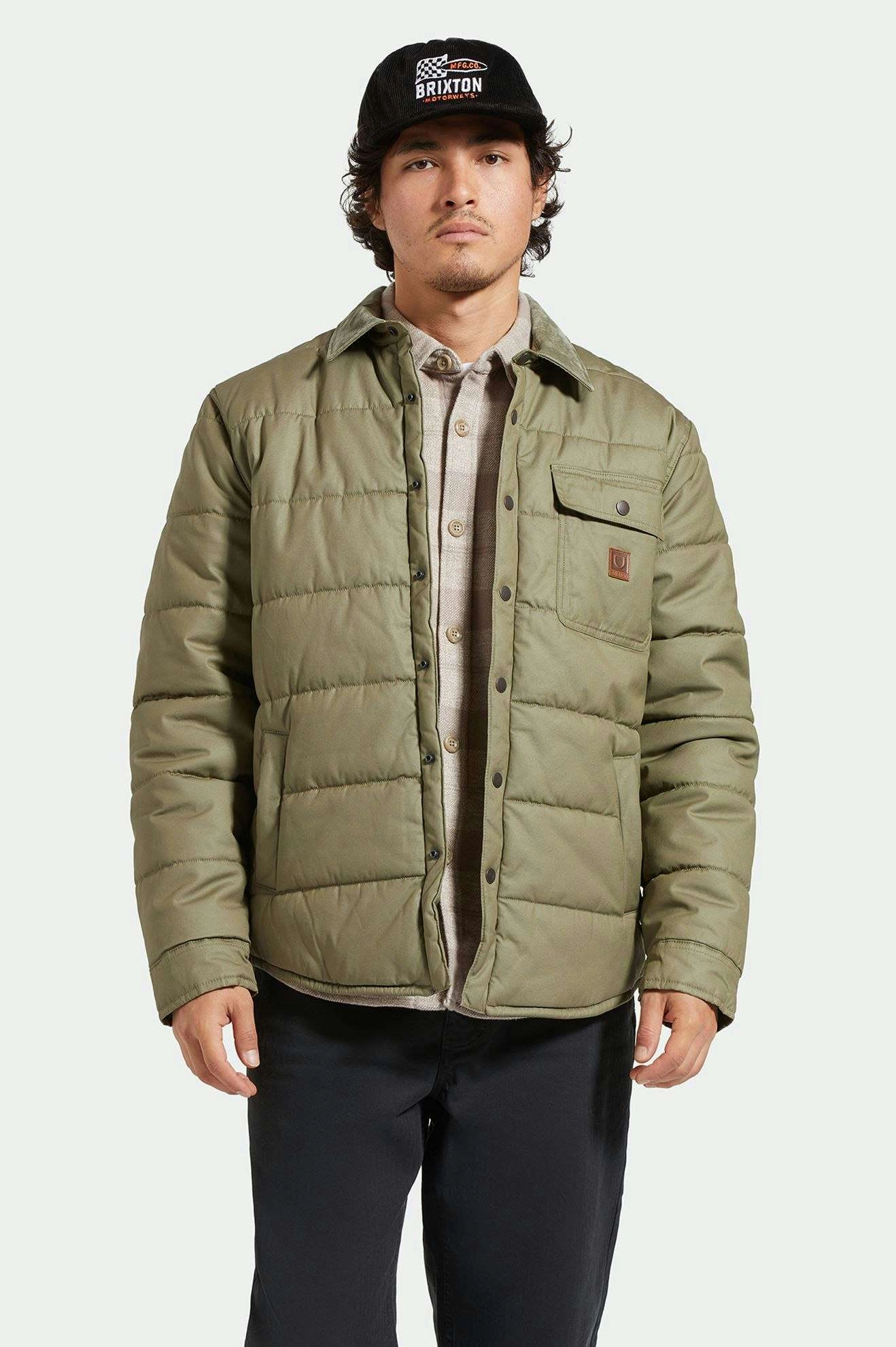 insulated UltraLight Packable Design Cass Waxed Canvas Jacket - Olive Surplus