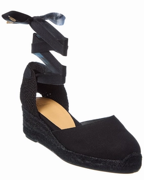 Casta?er Carina Canvas Wedge Sandal Flexible Edge
