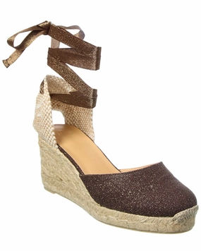 Air Feel Flex Pad Casta?er Carina Canvas Wedge Sandal