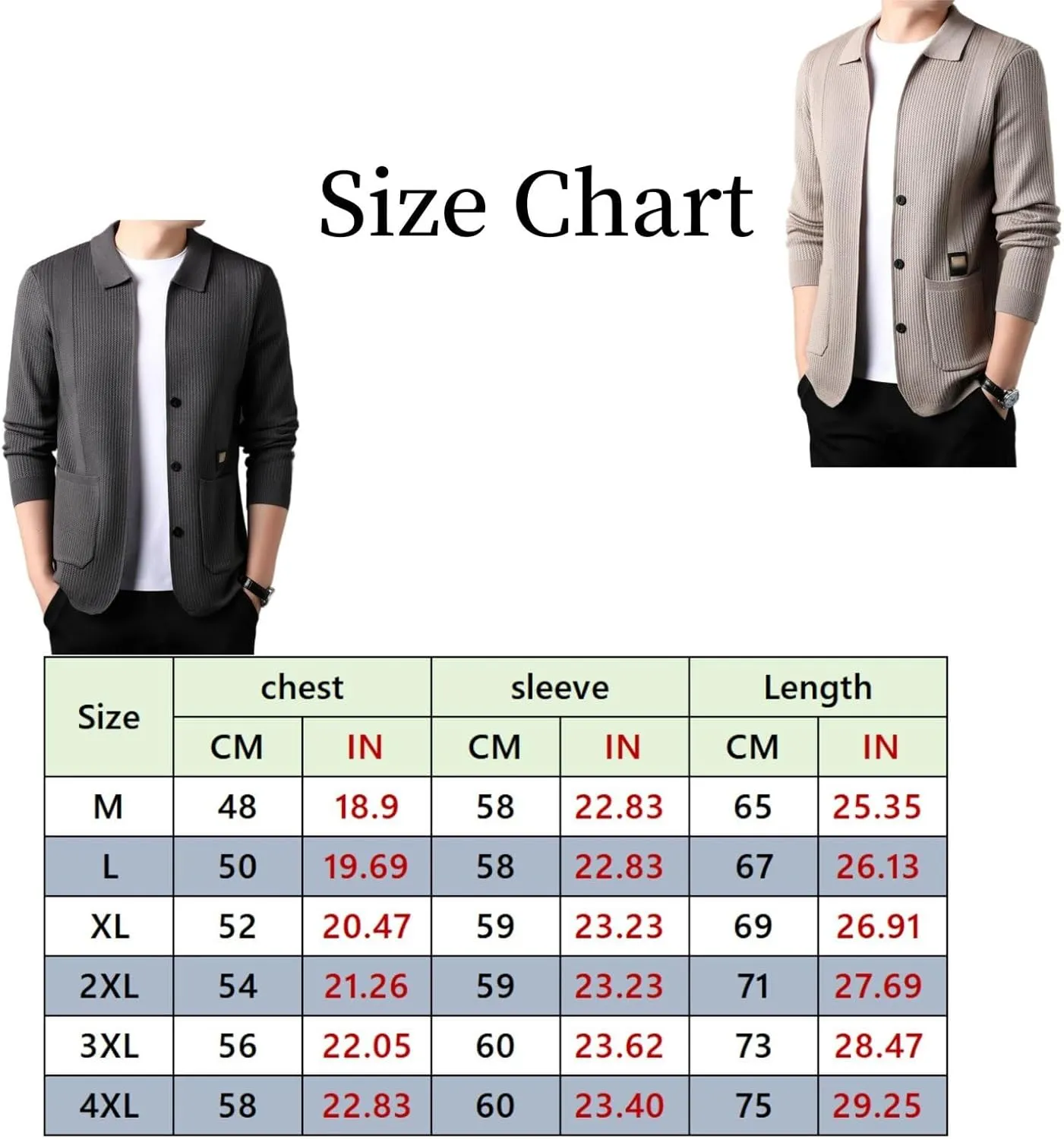 Casual Cardigan Sweaters for Men Lapel Button Down Knit Textured Sweater Business Coat