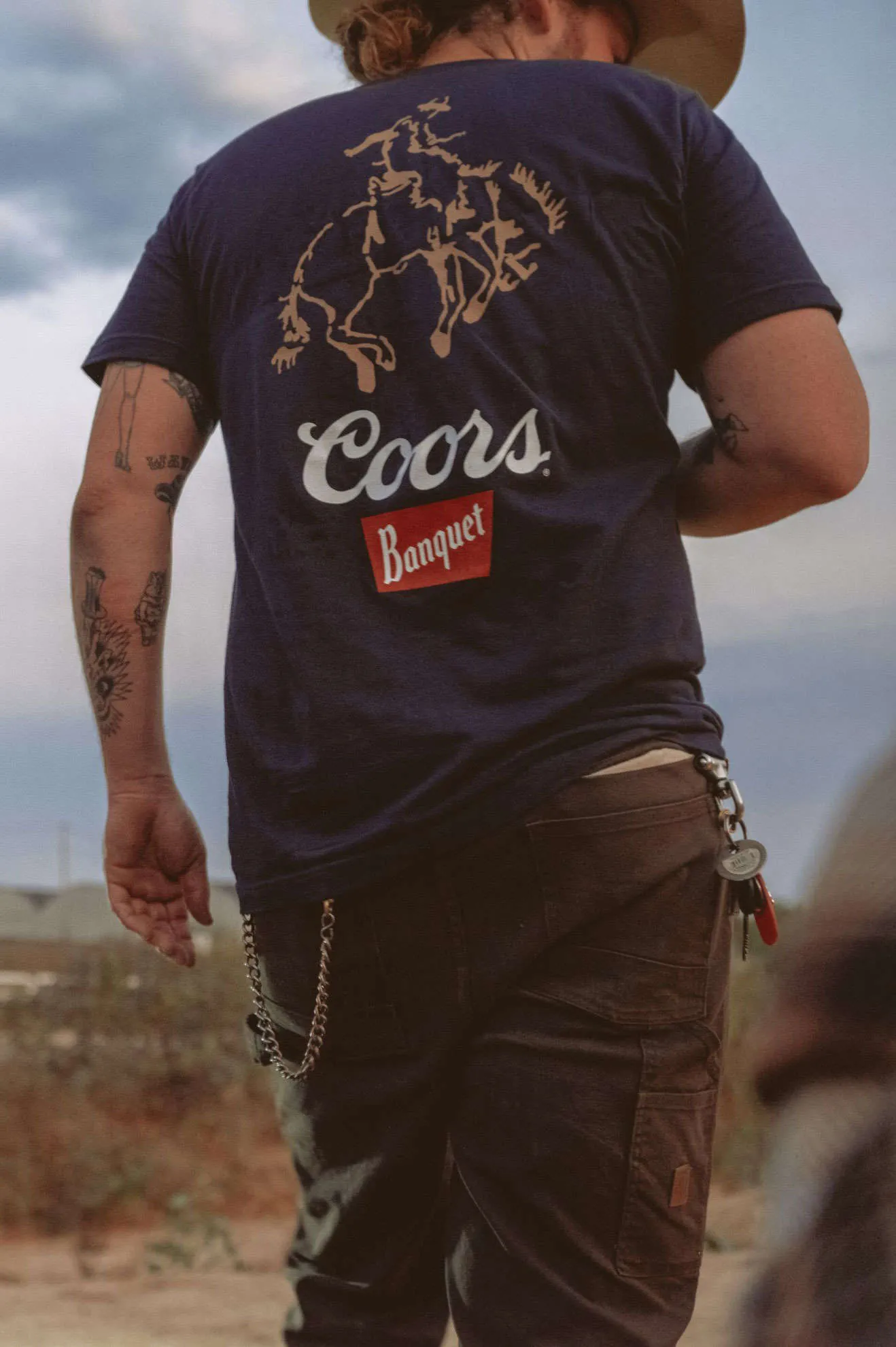 Stretch Jersey Knit Coors Colt S/S Standard T-Shirt - Navy
