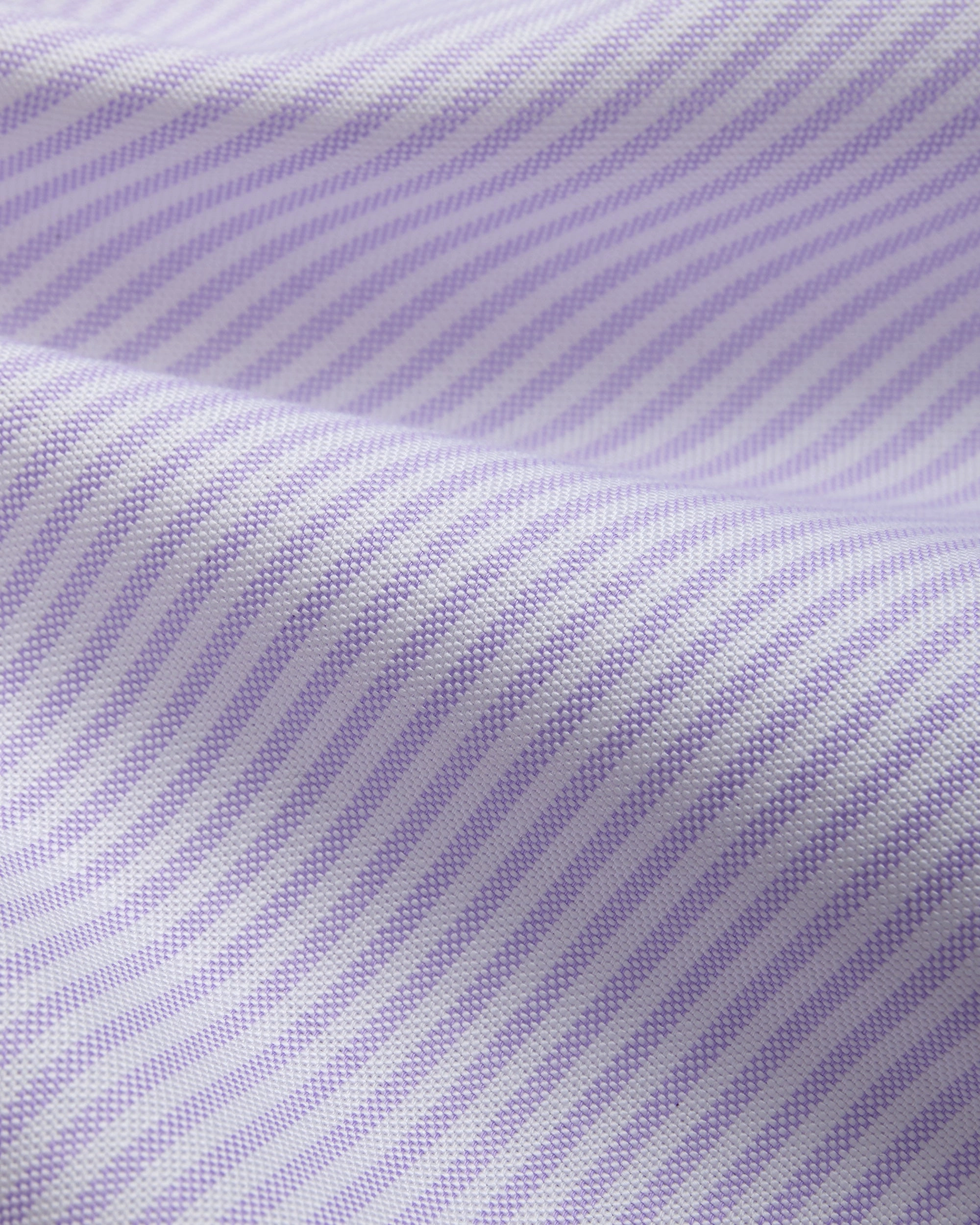 Soft Collar Design Made-in-USA Purple University Stripe Oxford Cloth Shirt - Classic Fit