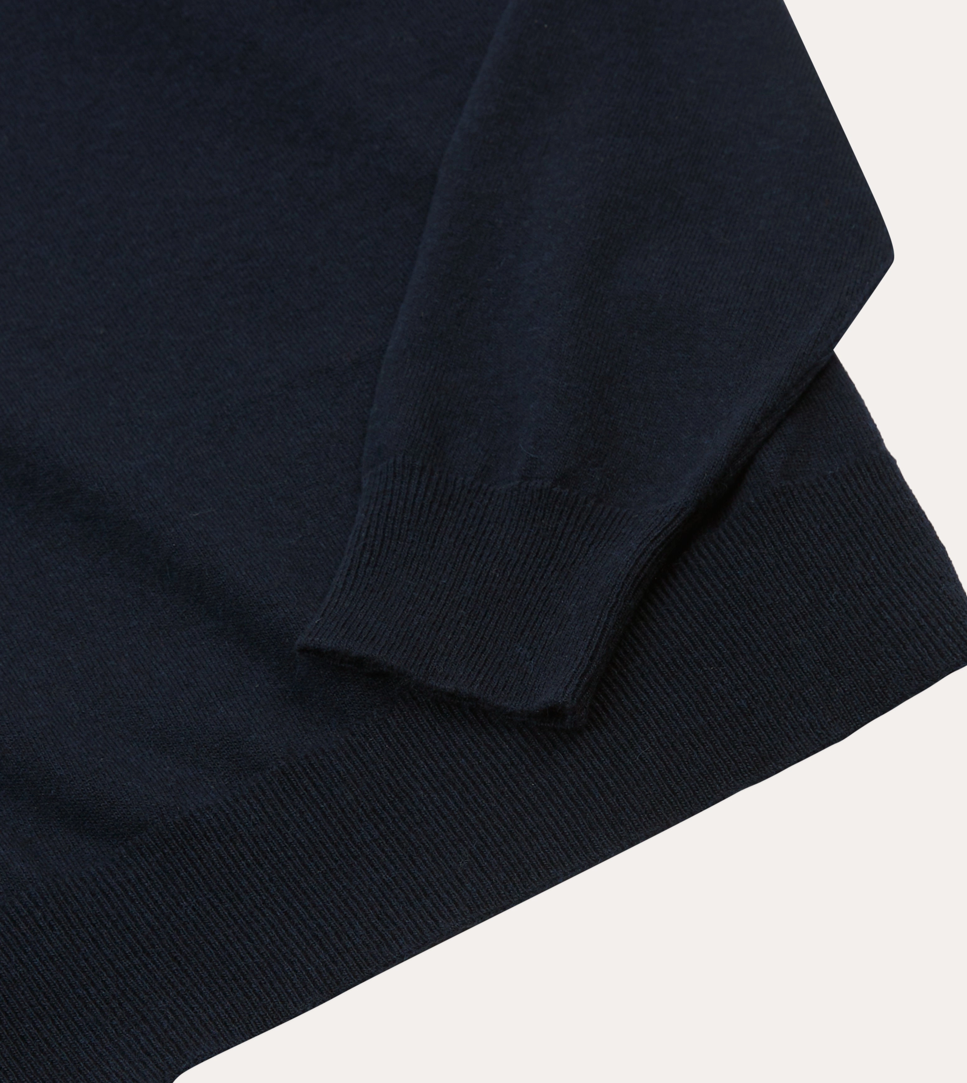 Navy Alpaca Wool Knitted Polo Fall Favorites City Trend