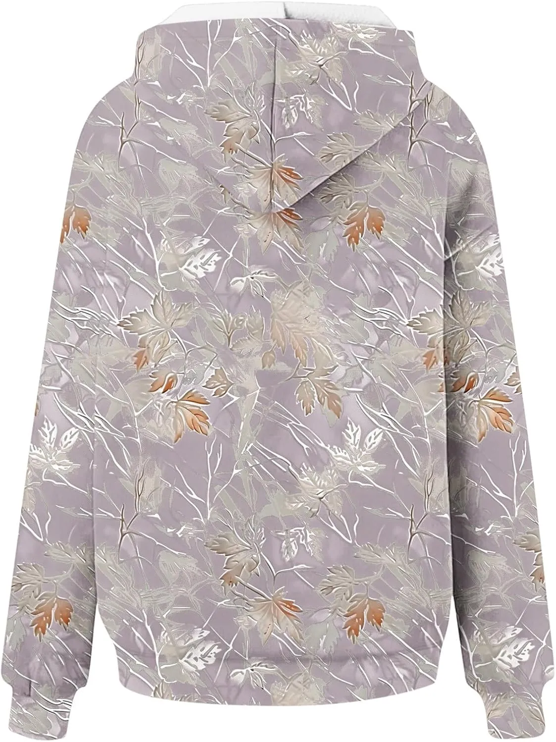 Ceboyel Womens Camo Oversized Hoodies Maple Leaf Hooded Sweatshirt Trendy Cute Hoodie Teen Girls Fashion Clothing 2024