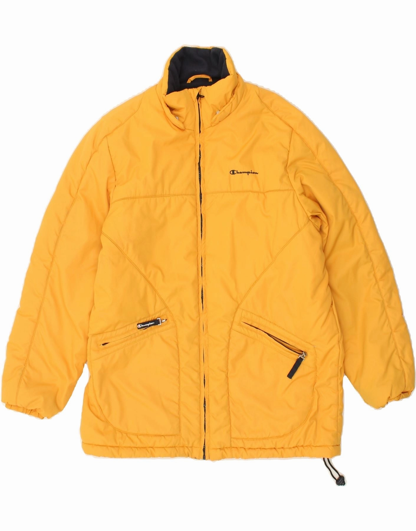 CHAMPION Boys Padded Jacket 13-14 Years XL  Yellow Polyamide Casual Comfort