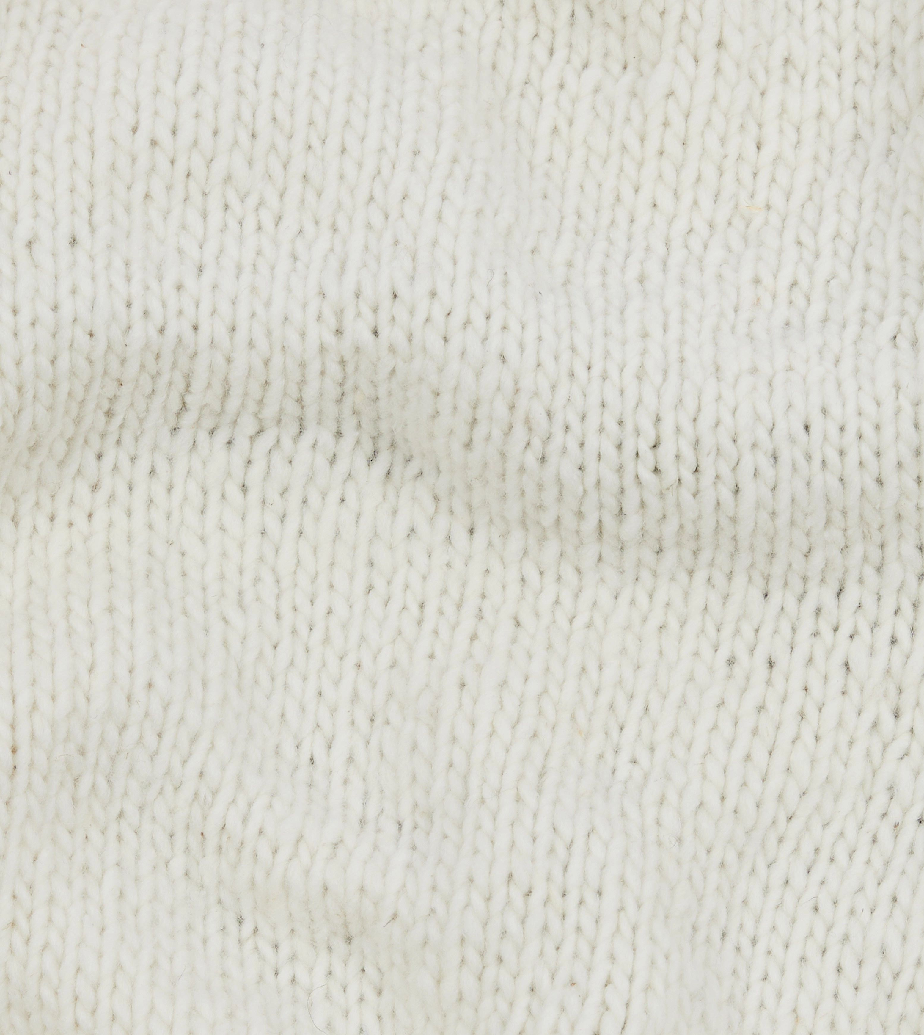 Chamula for Drake's Ecru Avocado Merino Jumper Cozy Comfort