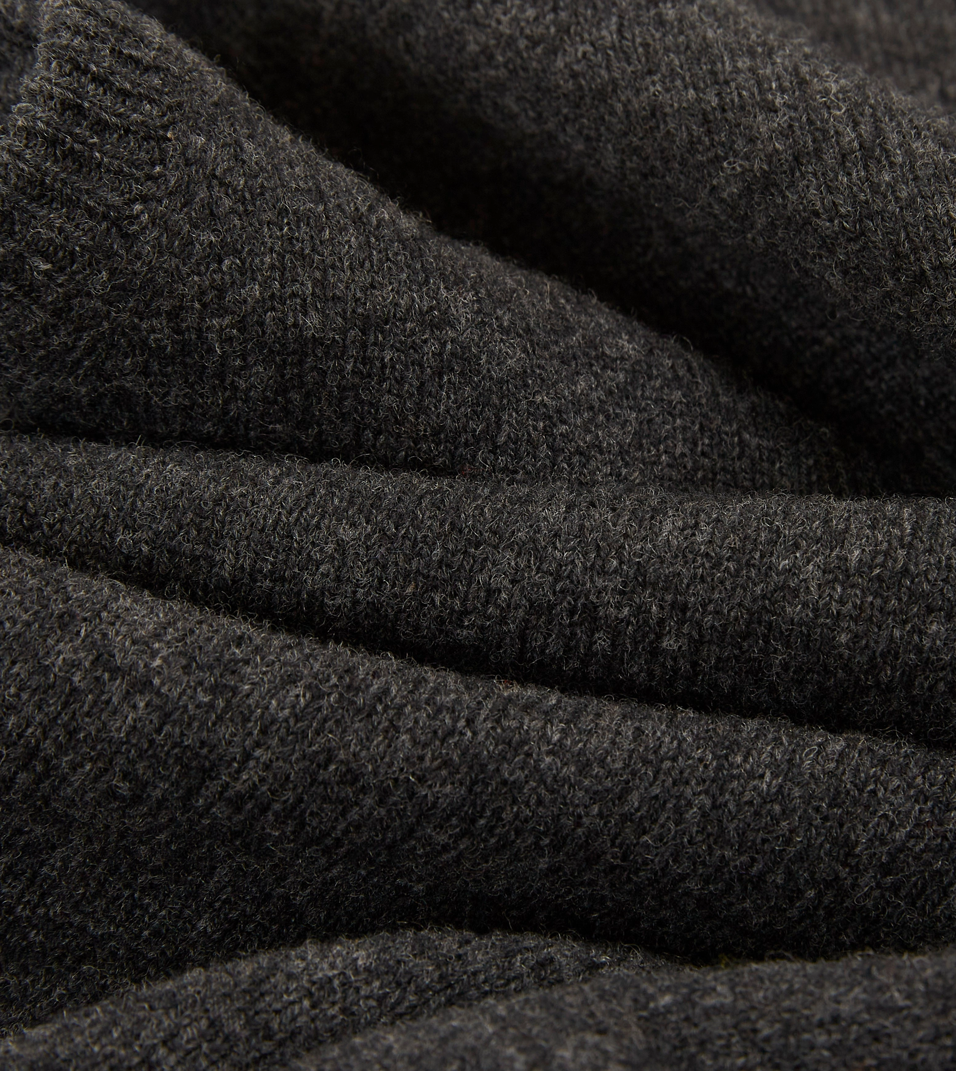 Charcoal Lambswool Sleeveless Cardigan Classic Style
