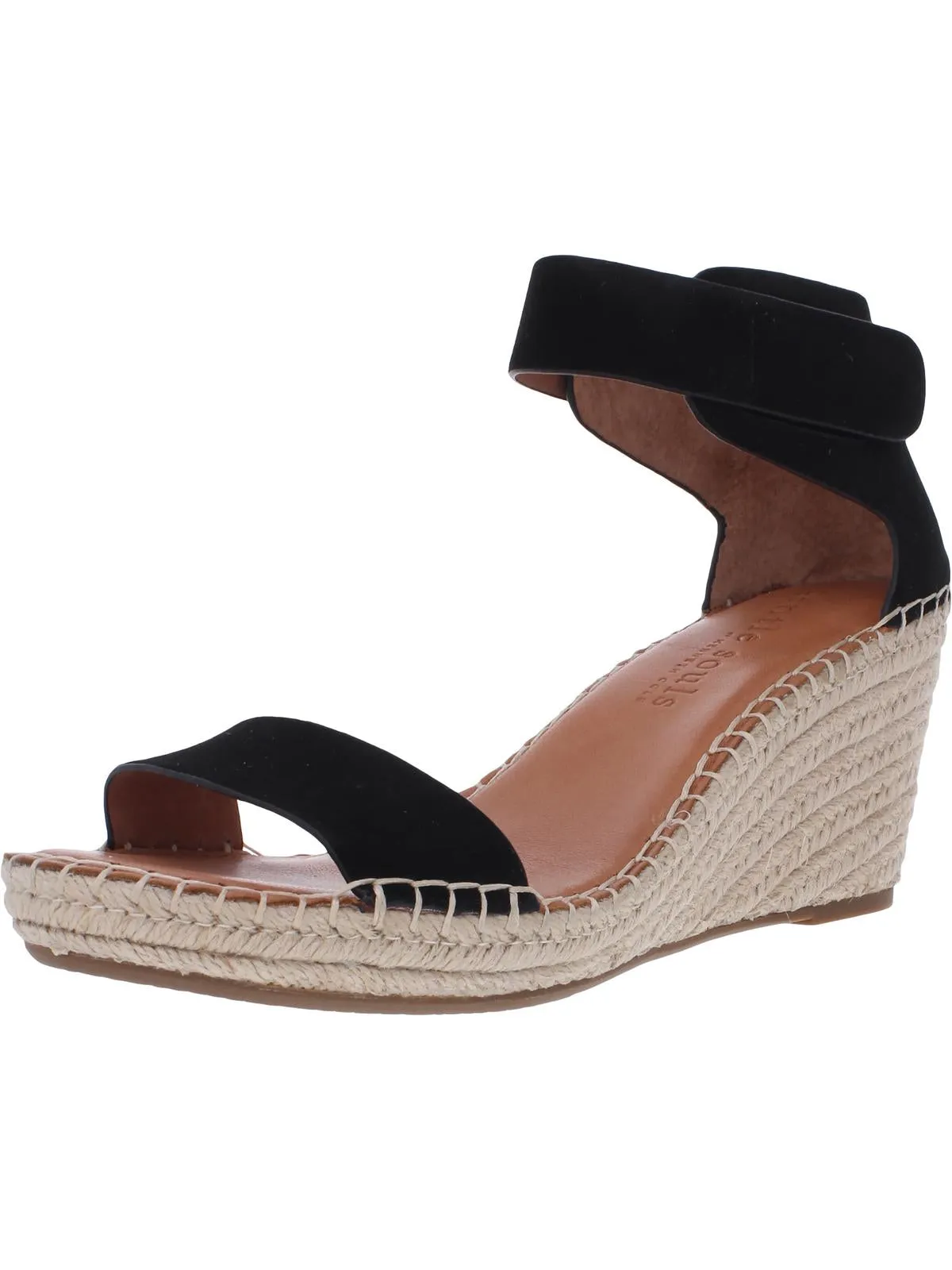 Night Fit Charli Womens Suede Ankle Strap Espadrilles