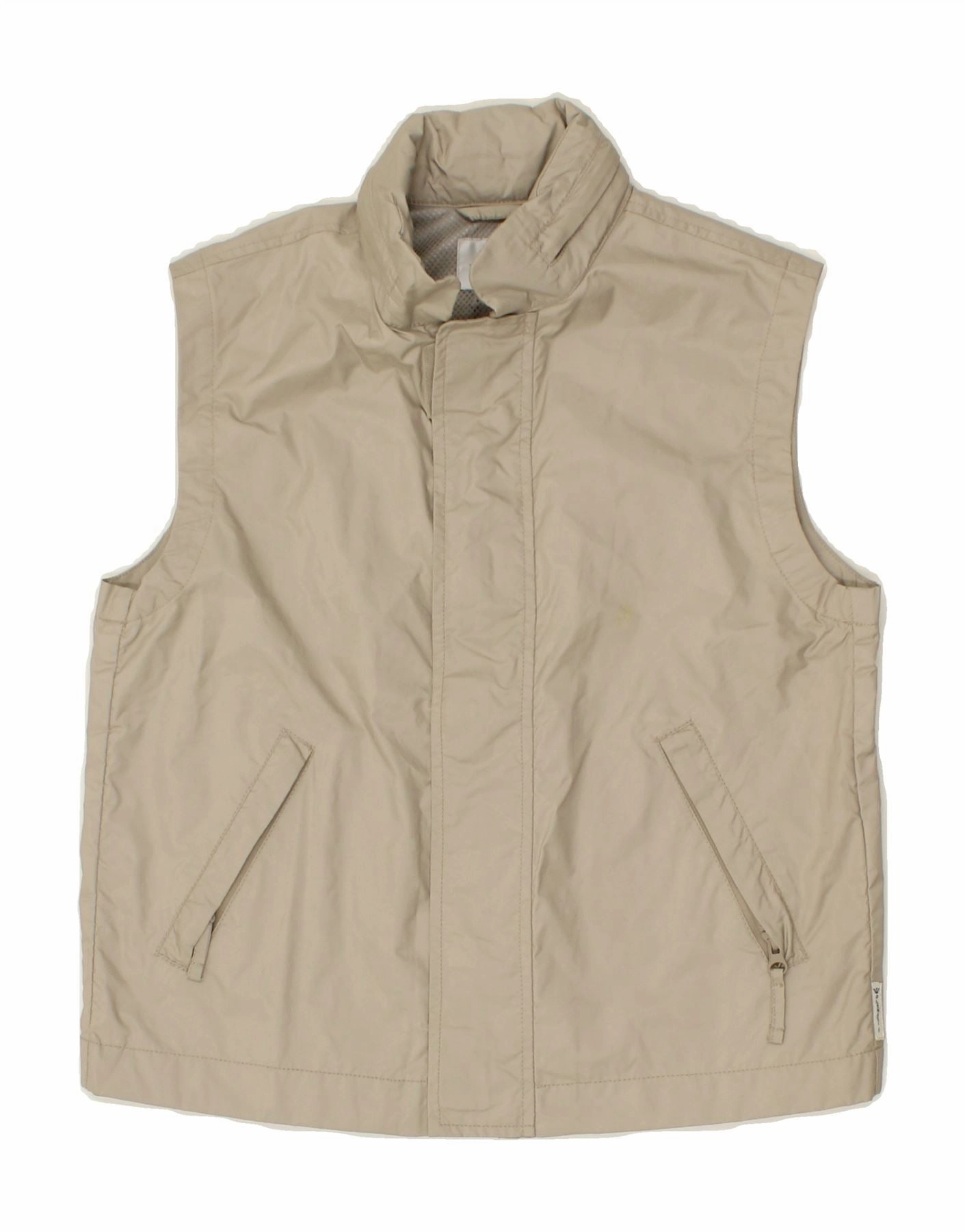 Flexible Mobility Criticism ARMANI JUNIOR Boys Gilet 12-13 Years XL Beige Polyamide