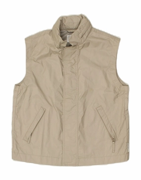 Flexible Mobility Criticism ARMANI JUNIOR Boys Gilet 12-13 Years XL Beige Polyamide