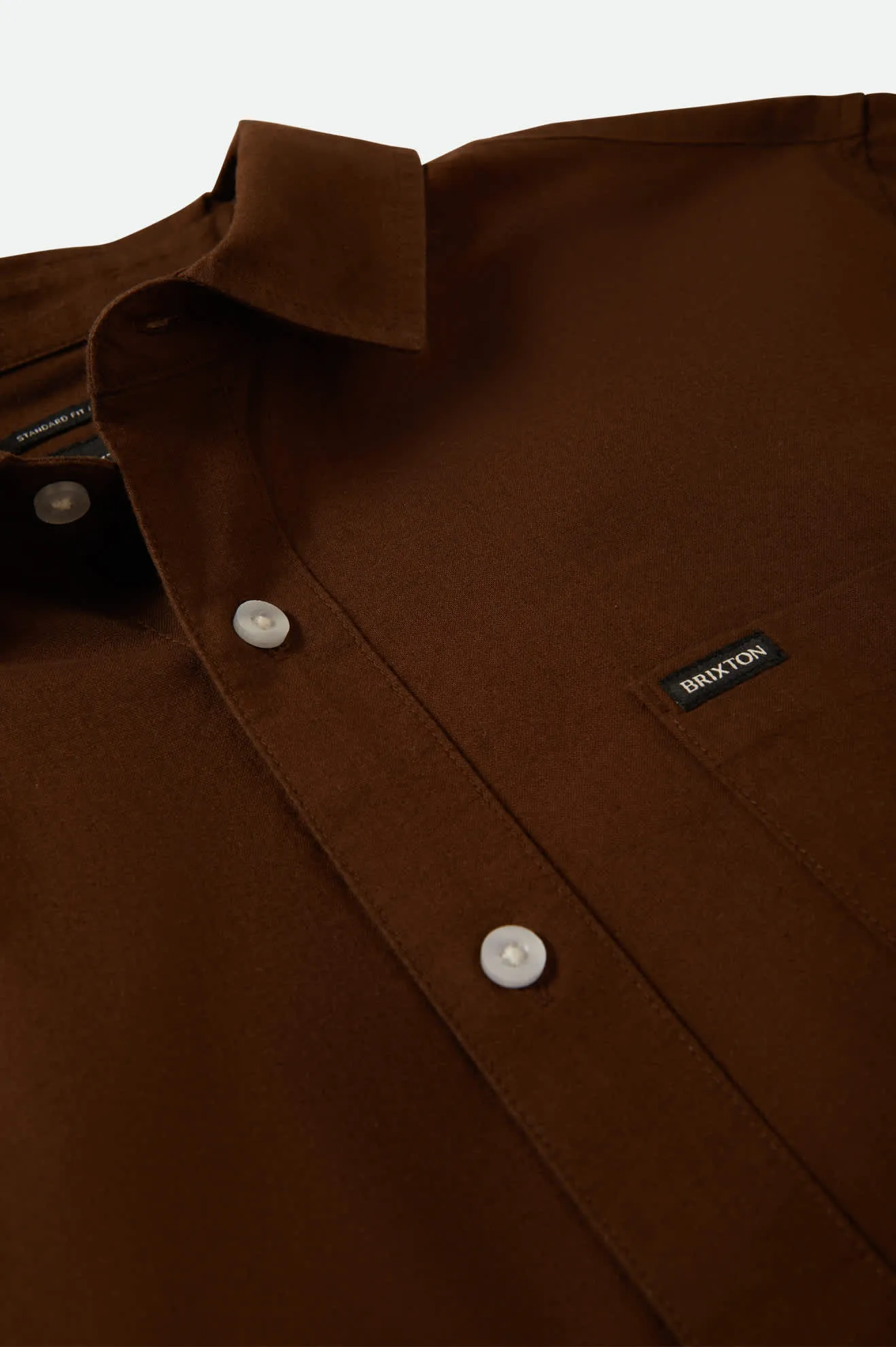 Charter Oxford S/S Shirt - Dark Earth Textured Non Iron Camouflage Style