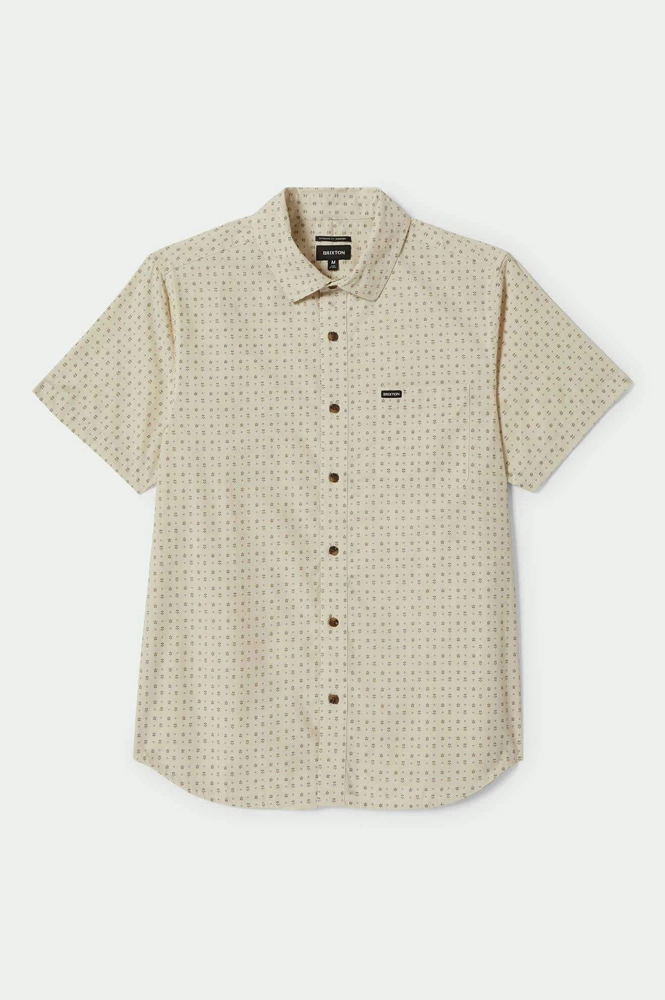 Charter Print S/S Shirt - Off White/Micro Floral Functional Fashion Non Chafe Seams