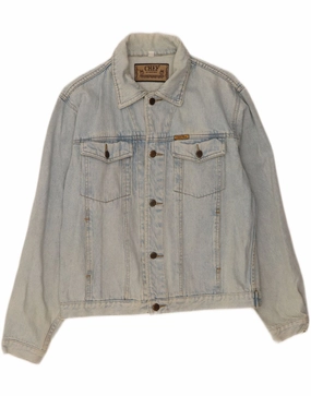 CHEF Boys Denim Jacket 15-16 Years Blue rainy - day gear Smooth Surface