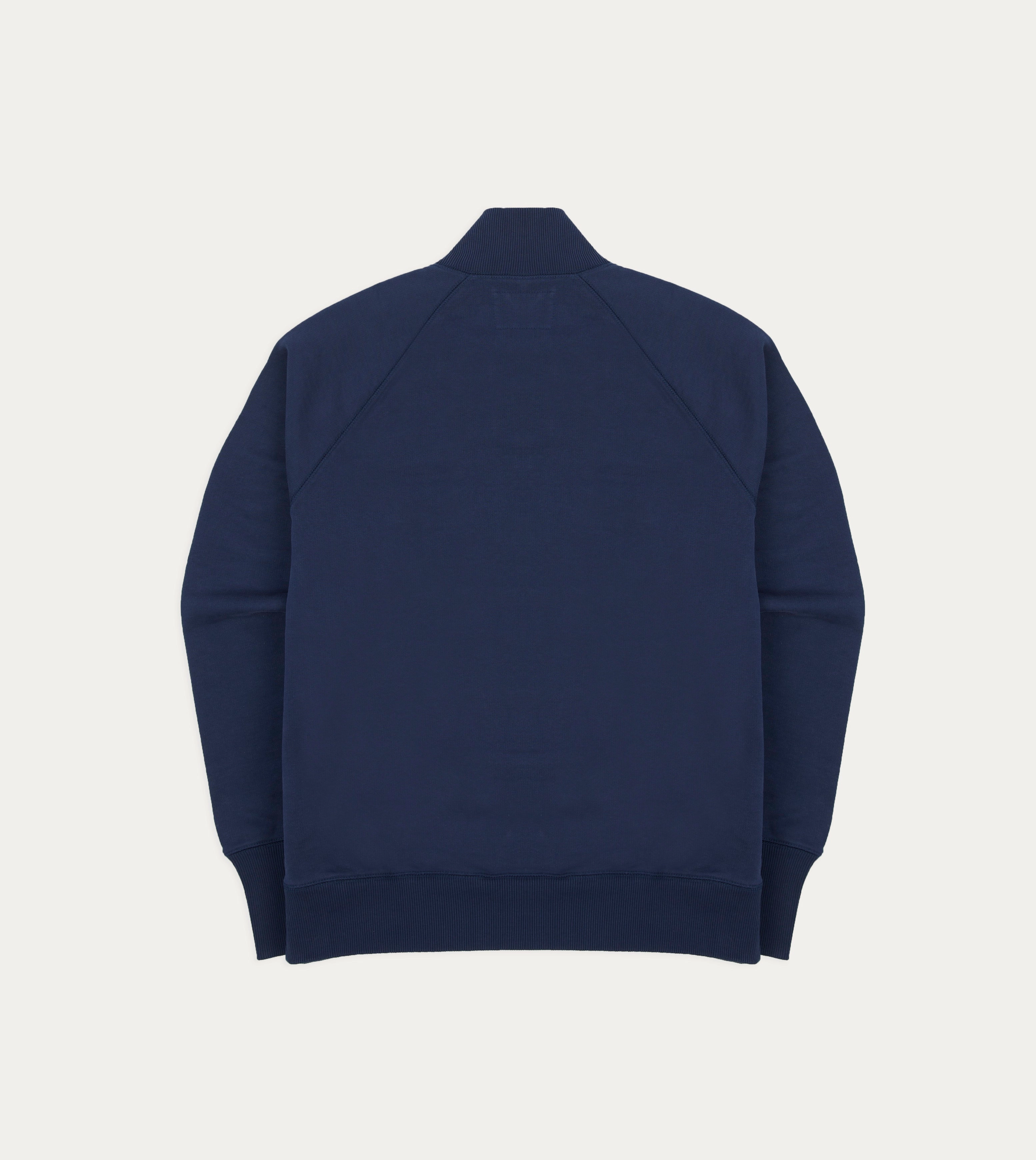 Outdoor Adventure Navy Cotton Quarter Zip Sweatshirt