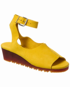 Arche Baliko Suede Wedge Sandal Zip Lock Lifted Feel