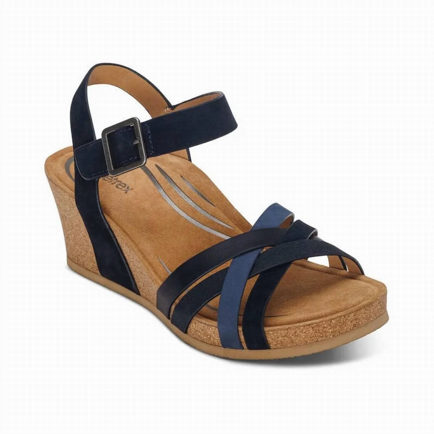 Women Noelle Sandal In Navy Earth Mood Film Ready
