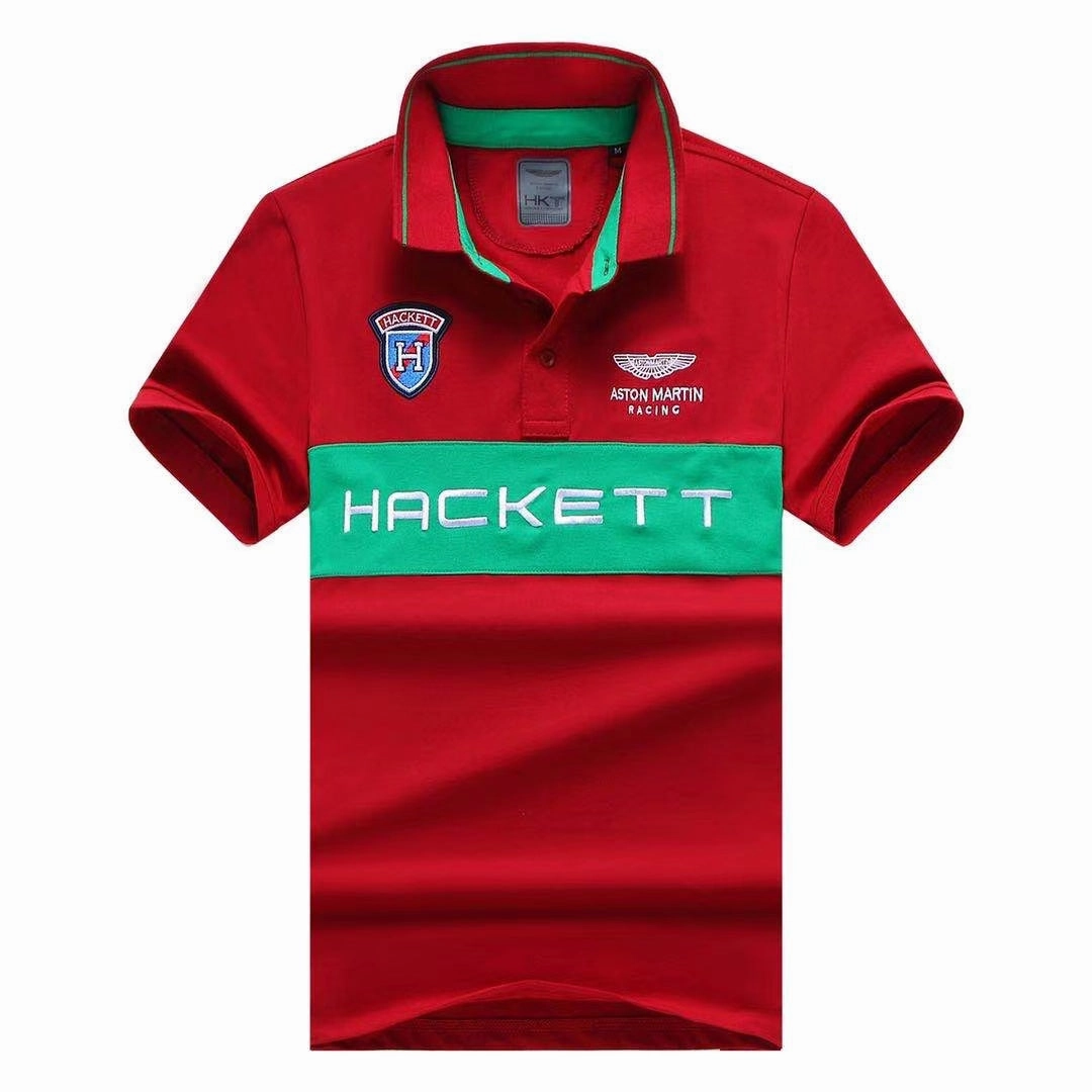 Travel Style Hackett London Polo Red Color