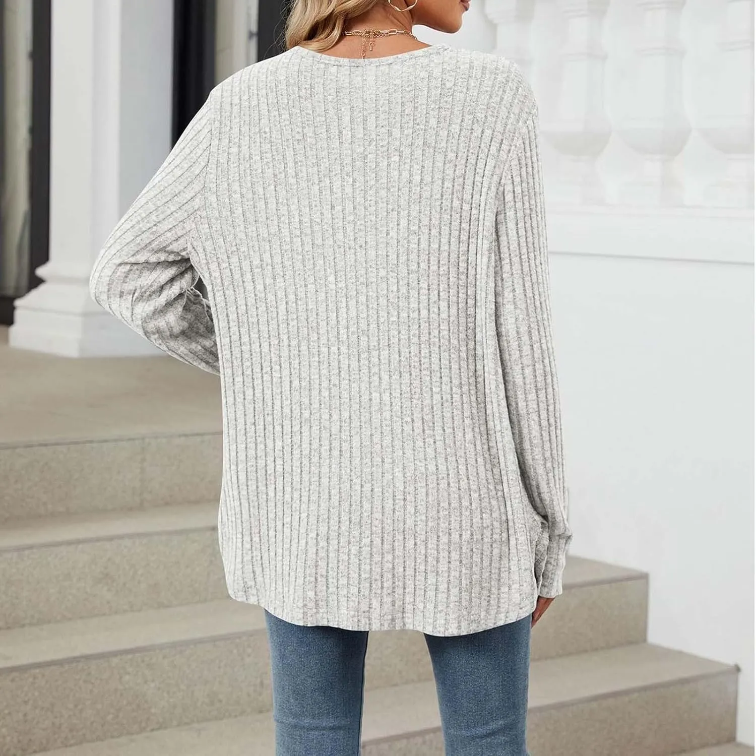 Chunky Cardigan Sweaters for Women Soft Open Front Tops with Pocket Fall Clothes Womens Long Knitted Sweater Coat