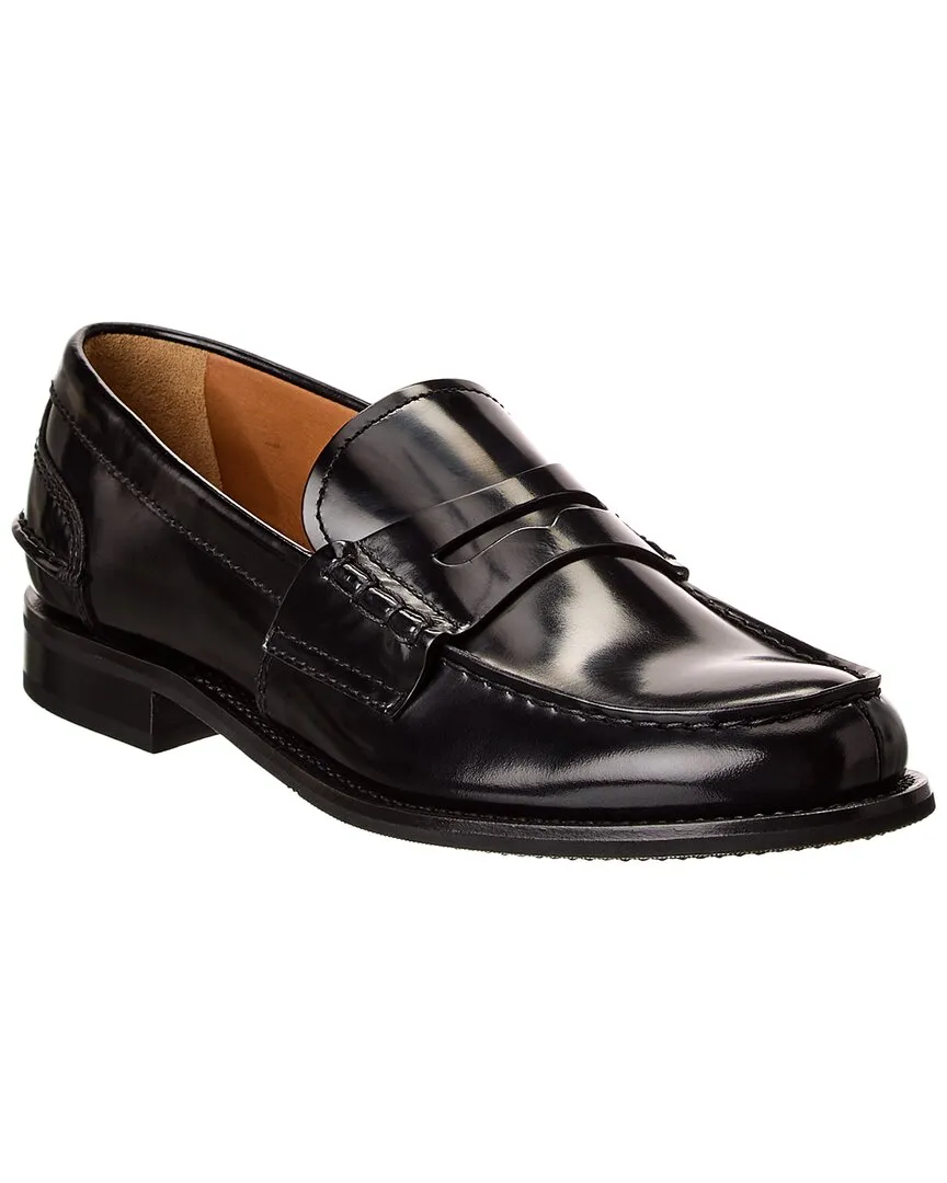 Modern Minimalist Firm Safe Church's Pembrey W5 Leather Loafer