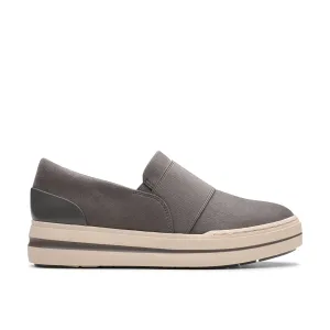 Sole Clear Winter Comfort Clarks Audreigh Eve in Grey Textile