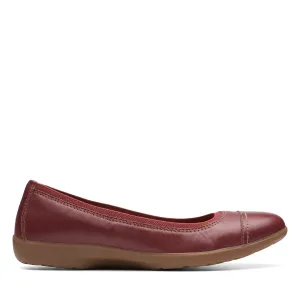 Clarks Meadow Opal in Brown Leather Heel Guard Street Firm