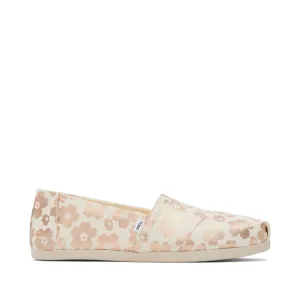 Classic Alpargata Beige Ojai Floral Foil soft fit Step Even