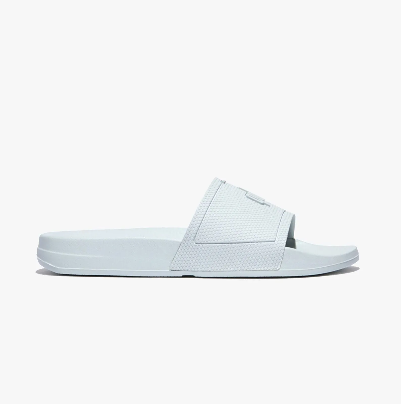 FitFlop Iqushion EQ3-A45 Pool Slide Slipper Women's Seafoam Blue Comfort Slip-On Fresh Lane Calm Lane