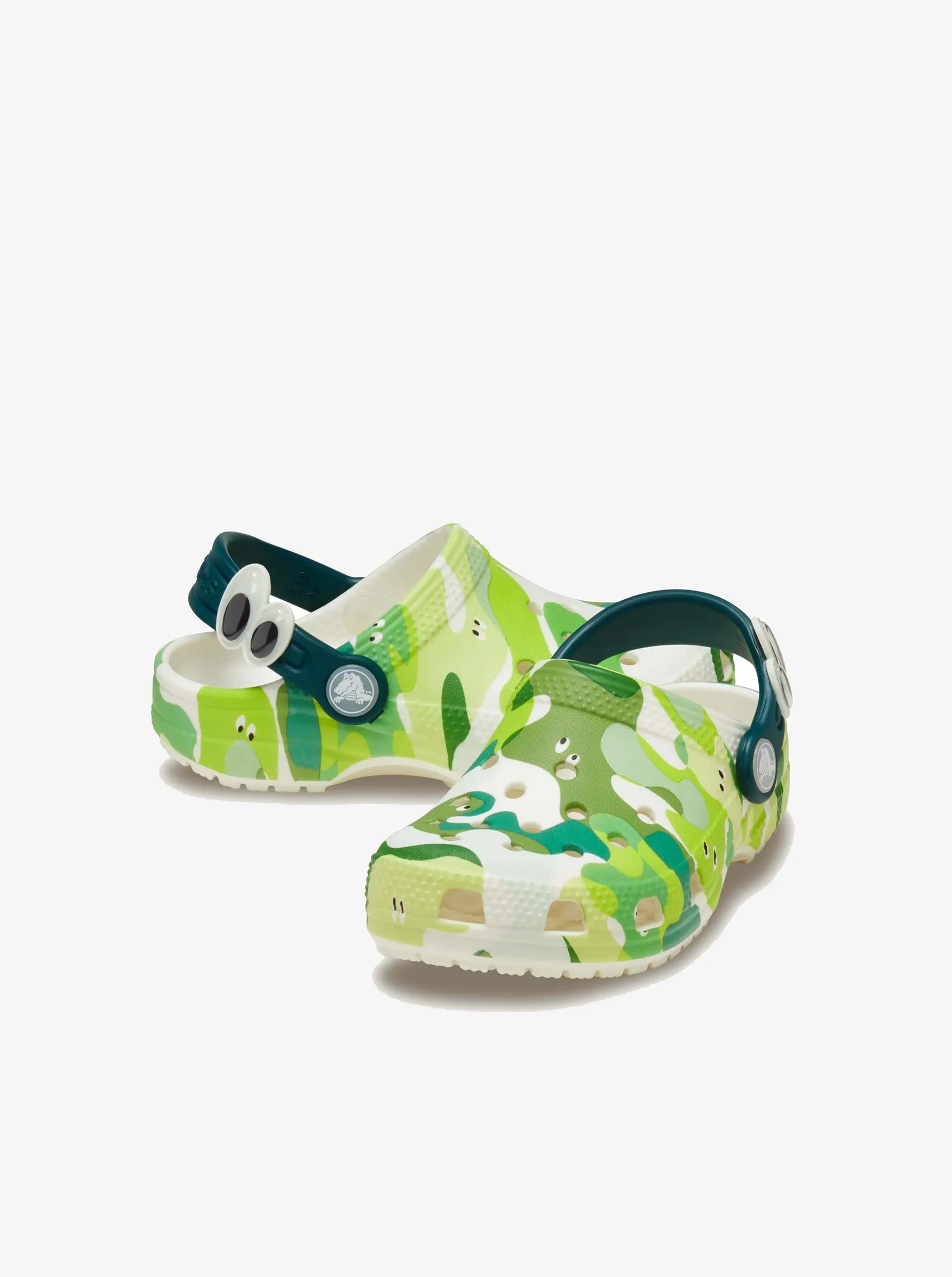 Classic Glow Slime Monsters Clog Infants Smooth Fit