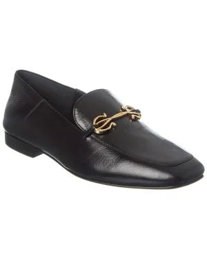 Ferragamo Gancini Ornament Leather Loafer Safe Walk Practical Casual Shoes