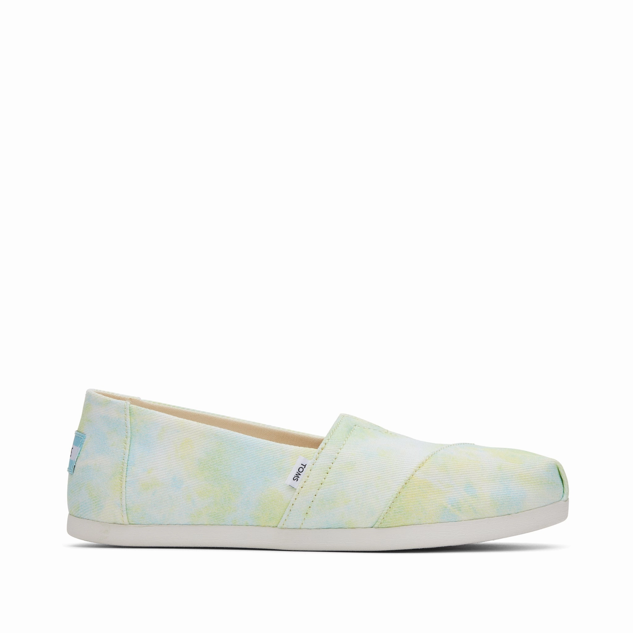 Classic Alpargata Neon Yellow Lime Tie-Dye Soft Padding