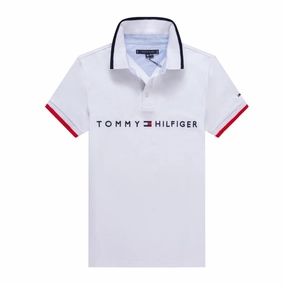 Tommy Hilfiger White Men Polo Outdoor Style Trend
