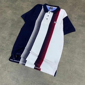 yoga clothing Classic Smart Lee Stripe Men Polos