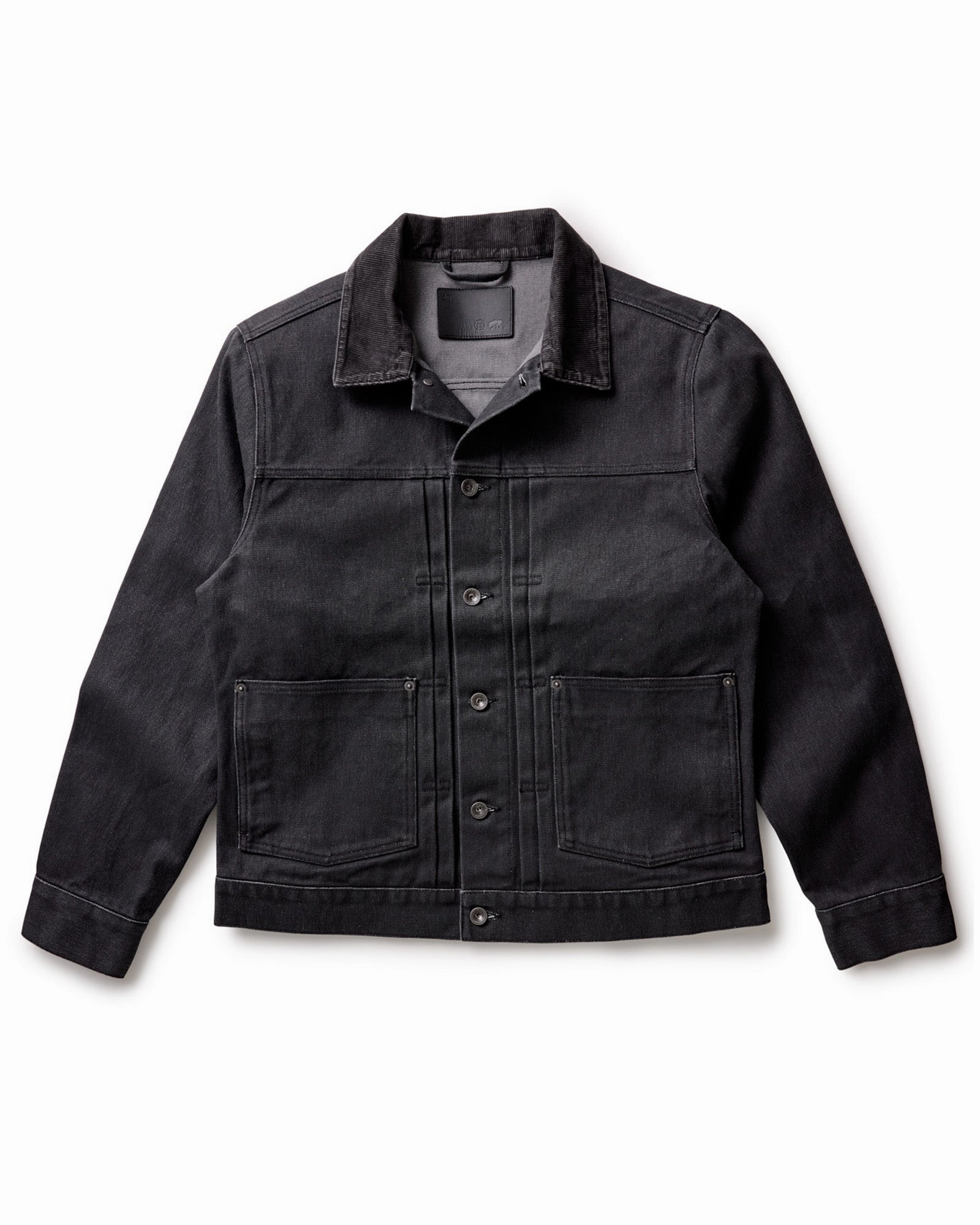 The Ryder Jacket in Coal Chipped Canvas Roll