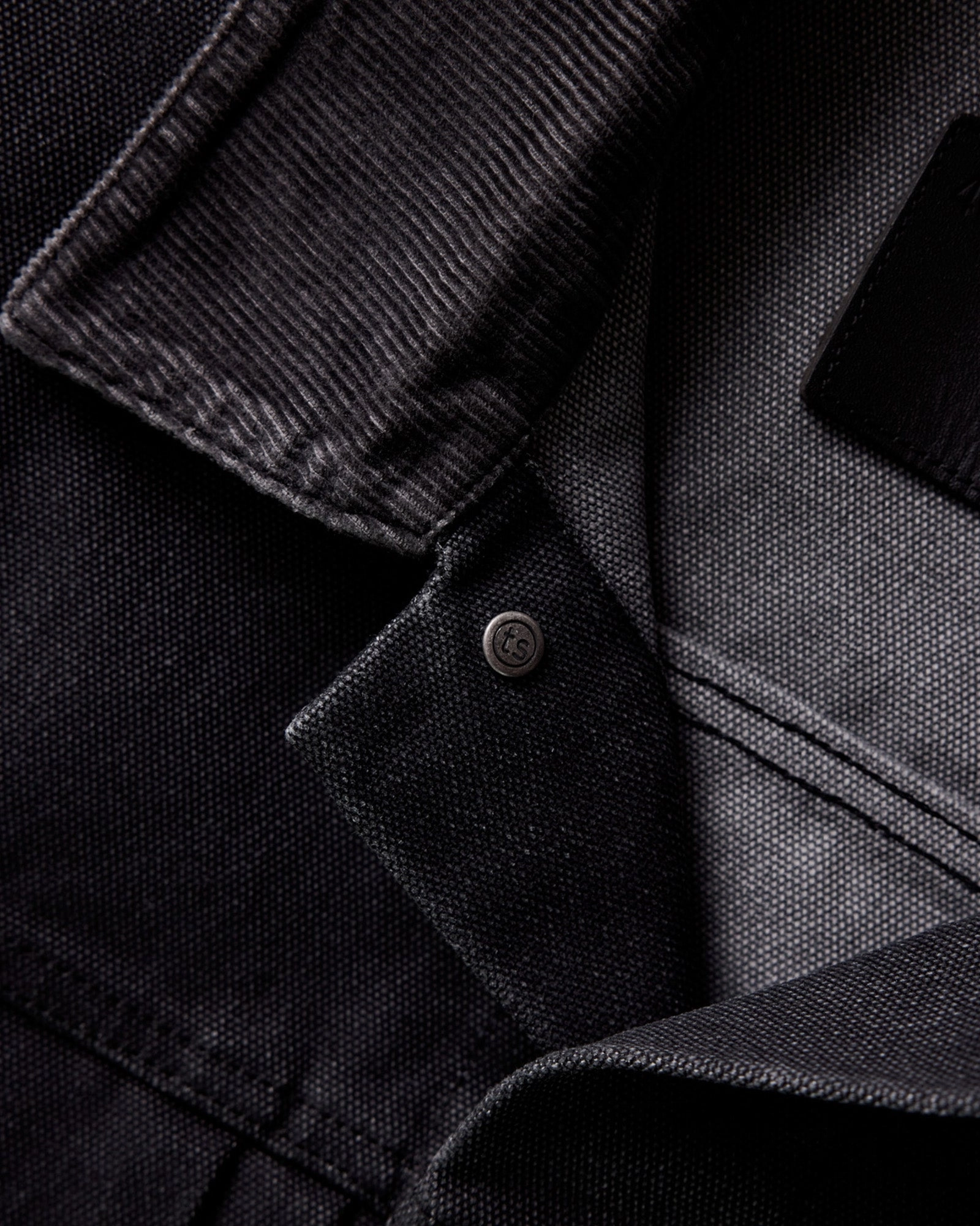 heirloom Motivate The Ryder Jacket in Coal Chipped Canvas