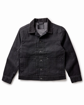 The Ryder Jacket in Coal Chipped Canvas Roll