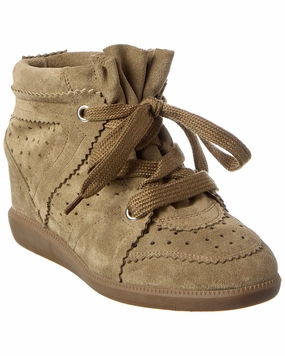 Isabel Marant Bobby Suede Wedge Sneaker Runway Mood Lifestyle Ready