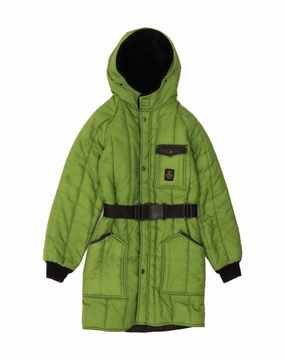 REFRIGIWEAR Boys Hooded Padded Coat 13-14 Years Green Noise Free Movement Cold-Weather Comfort