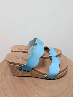 Women Obviously Wedge In Teal Stable Lock