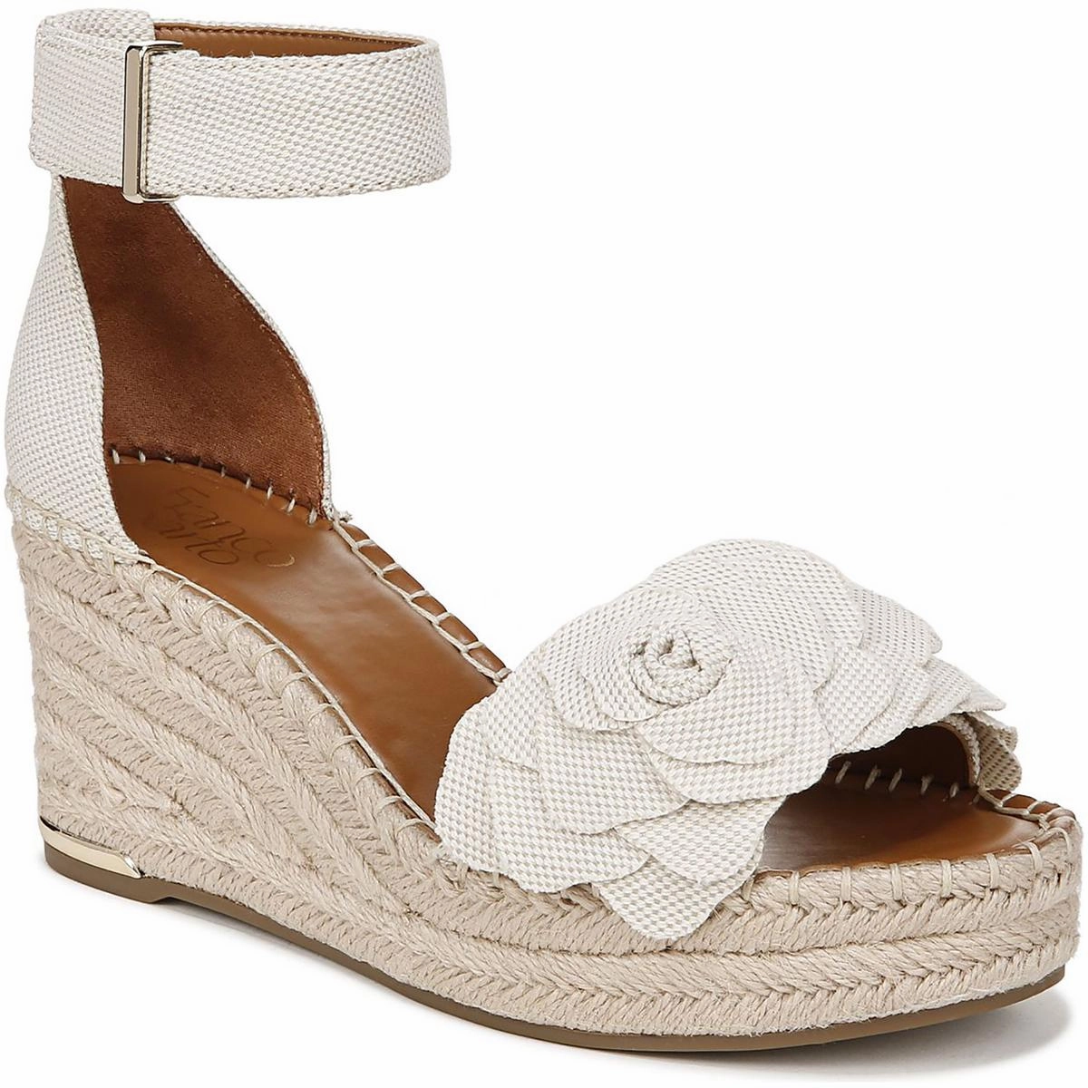 Clemens 6 Womens Cushioned Footbed Woven Espadrilles Joint Ease Lift Walk