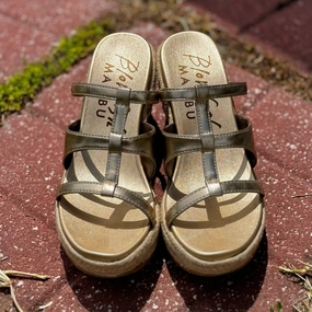 Bahia Rope Wedge In Gold Weight Friendly